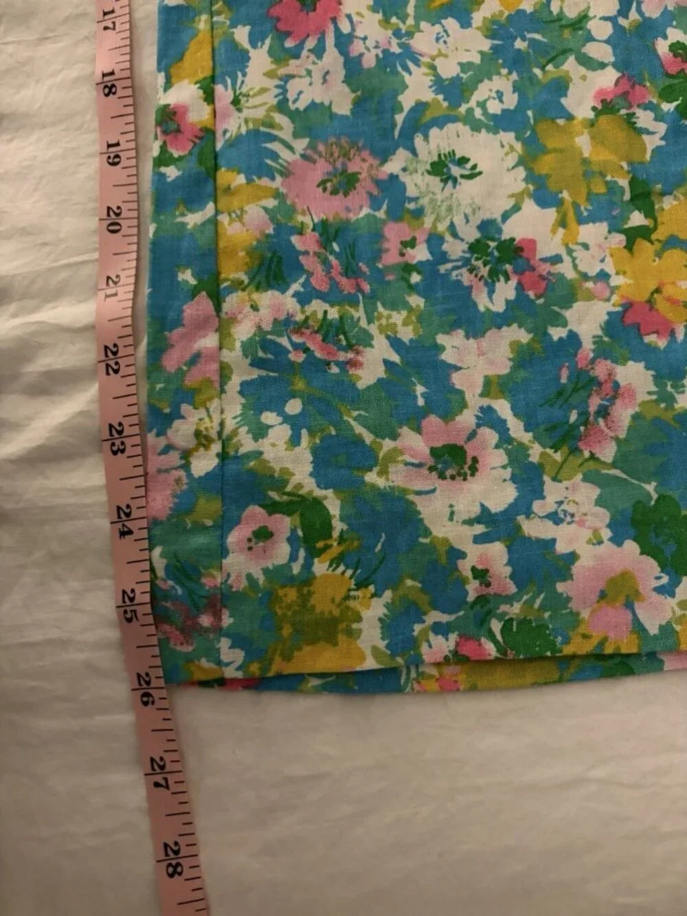Zara Women’s Floral Linen Blend Mini Flare Cropped Trouser Pants Size 2 NWT